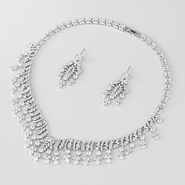 Picture of Luxury White 2 Piece Jewelry Set with Wow Elements