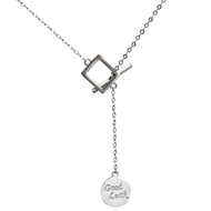 Picture of Low Cost 925 Sterling Silver Small Pendant Necklace with Low Cost