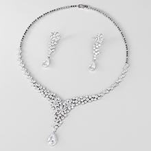 Show details for Top Cubic Zirconia White 2 Piece Jewelry Set