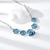 Picture of New Season Blue Zinc Alloy Pendant Necklace with SGS/ISO Certification