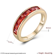 Picture of Shop Copper or Brass Rose Gold Plated Fashion Ring with Wow Elements
