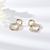 Picture of Delicate Copper or Brass Stud Earrings with Beautiful Craftmanship