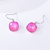 Picture of Beautiful Swarovski Element Platinum Plated Dangle Earrings with SGS/ISO Certification