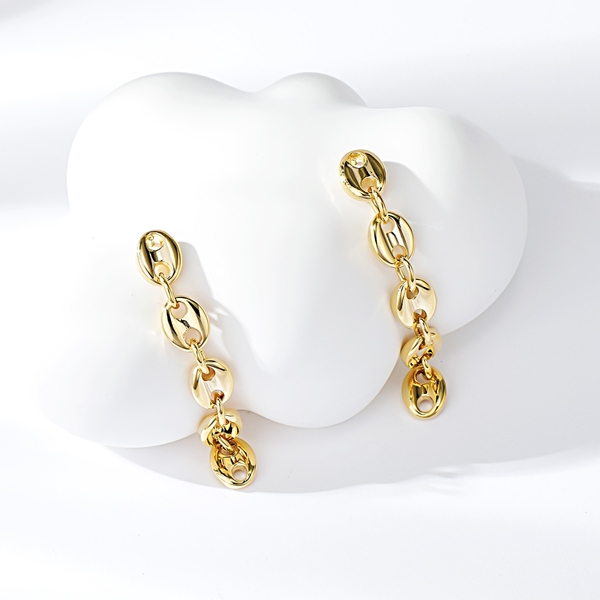 Picture of Best Selling Classic Gold Plated Dangle Earrings