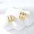 Picture of Impressive Gold Plated Classic Stud Earrings with Beautiful Craftmanship