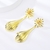 Picture of Trendy Gold Plated Dubai Dangle Earrings with No-Risk Refund