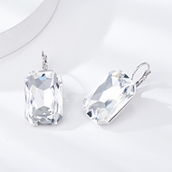 Show details for 20 Year China Export Platinum Plated Geometric Earrings