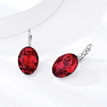 Show details for Small Swarovski Element Small Hoop Earrings Exclusive Online