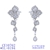 Picture of Trendy White Luxury Dangle Earrings with No-Risk Refund