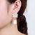 Picture of Featured White Cubic Zirconia Dangle Earrings with Full Guarantee
