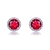 Picture of Staple Medium Red Stud Earrings