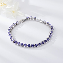 Show details for Zinc Alloy Purple Fashion Bracelet with 3~7 Day Delivery