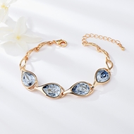 Picture of Charming Champagne Gold Small Fashion Bracelet As a Gift