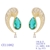 Picture of Impressive Blue Cubic Zirconia Dangle Earrings with Low MOQ