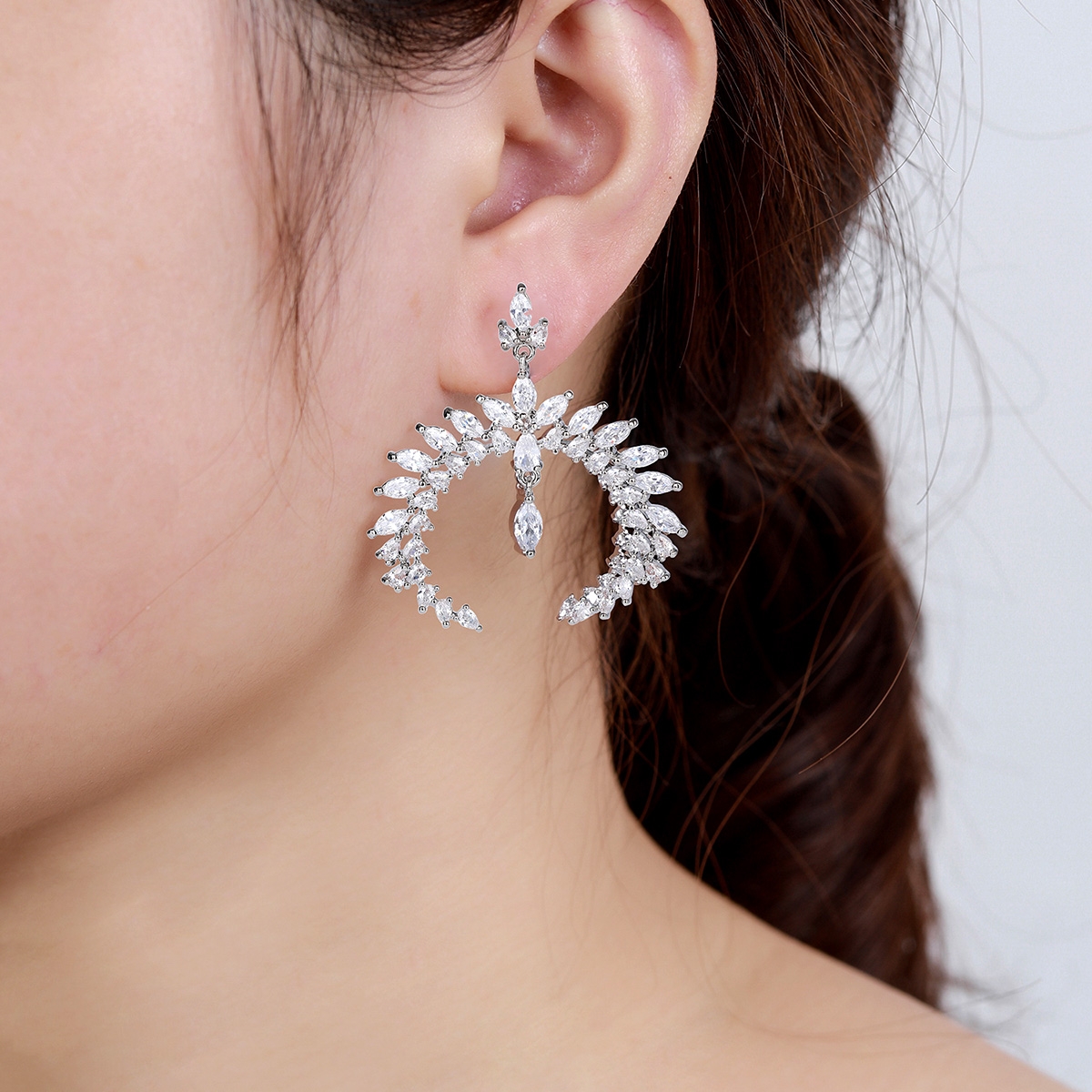Stylish Big Luxury Dangle Earrings