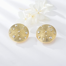 Show details for Zinc Alloy Medium Stud Earrings in Flattering Style