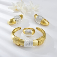 Show details for Need-Now Gold Plated Dubai 3 Piece Jewelry Set from Editor Picks