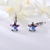 Picture of Shop Platinum Plated Zinc Alloy Small Hoop Earrings with Wow Elements
