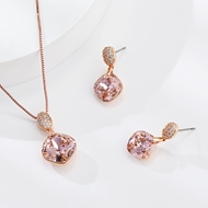 Picture of Amazing Small Artificial Crystal 2 Piece Jewelry Set