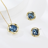 Show details for Copper or Brass Classic 2 Piece Jewelry Set in Exclusive Design