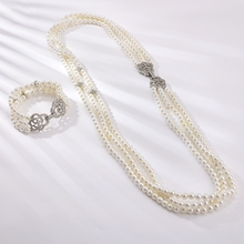 Show details for Big Artificial Pearl 2 Piece Jewelry Set with Beautiful Craftmanship
