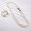 Show details for Big Artificial Pearl 2 Piece Jewelry Set with Beautiful Craftmanship