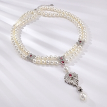 Show details for Luxury Platinum Plated Long Chain Necklace From Reliable Factory