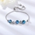 Picture of Fancy Small Platinum Plated Fashion Bracelet