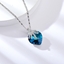 Show details for Stylish Small Blue Pendant Necklace