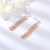 Picture of Delicate Rose Gold Plated Dangle Earrings Online Only