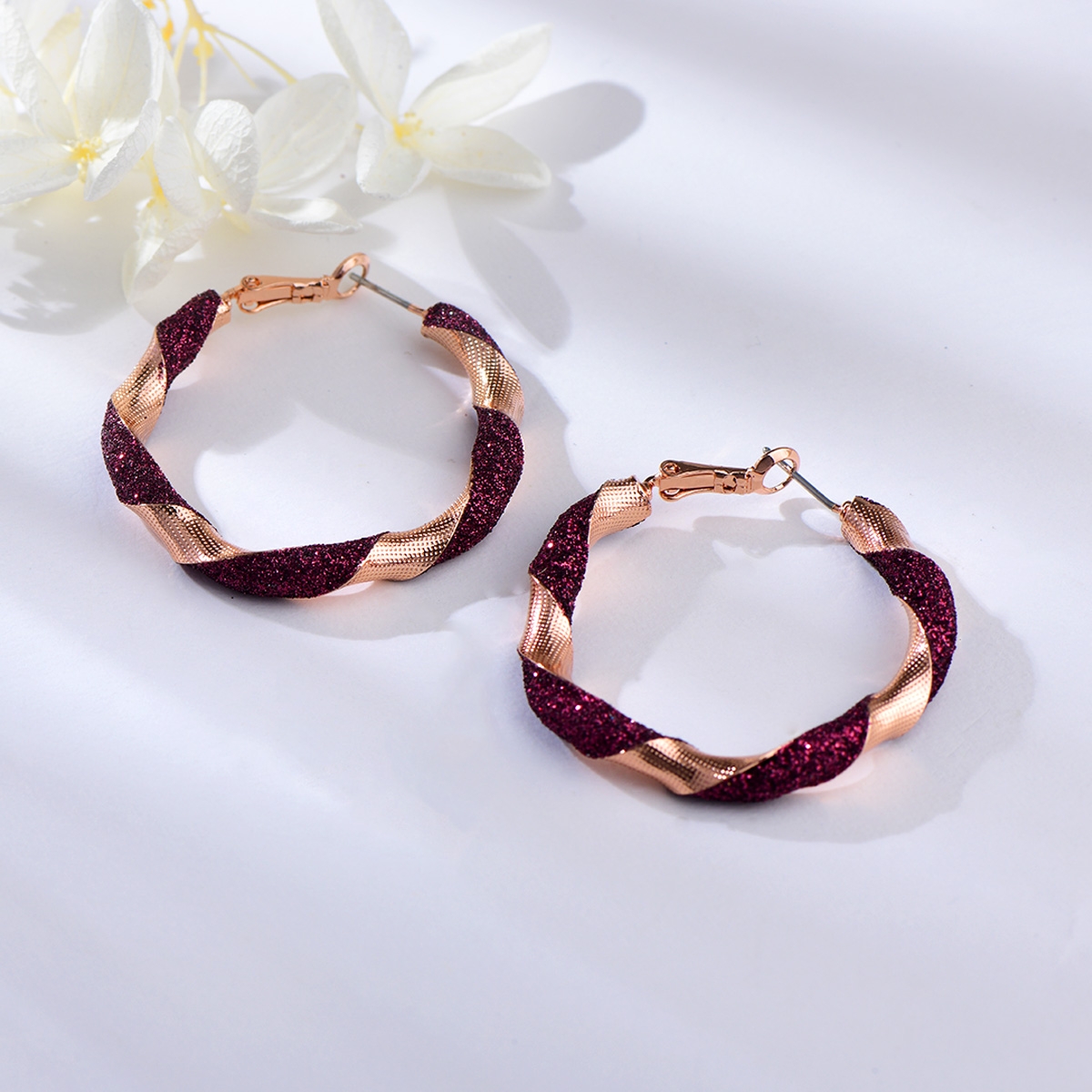 Gold Plated Medium Dangle Earrings in Bulk
