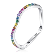 Picture of New Cubic Zirconia Small Fashion Ring
