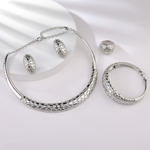 Show details for Recommended Platinum Plated Zinc Alloy 4 Piece Jewelry Set with Member Discount