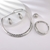 Picture of Recommended Platinum Plated Zinc Alloy 4 Piece Jewelry Set with Member Discount