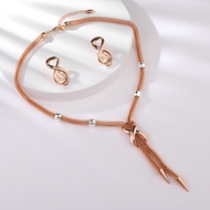 Picture of Zinc Alloy Rose Gold Plated 2 Piece Jewelry Set with Unbeatable Quality