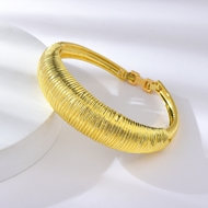 Picture of Most Popular Big Gold Plated Fashion Bangle