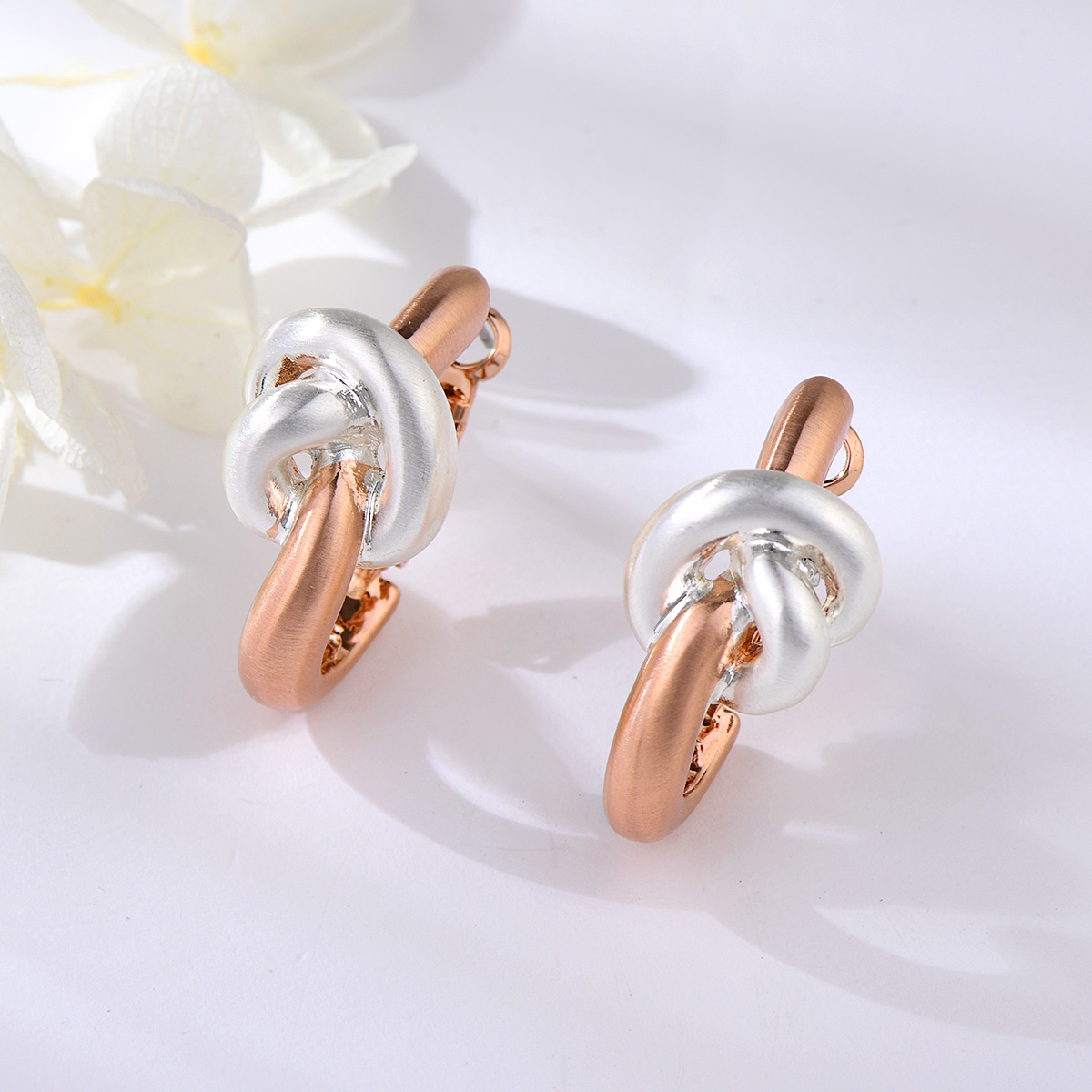 Origninal Big Gold Plated Stud Earrings