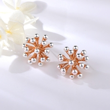 Show details for Dubai Multi-tone Plated Big Stud Earrings with Beautiful Craftmanship