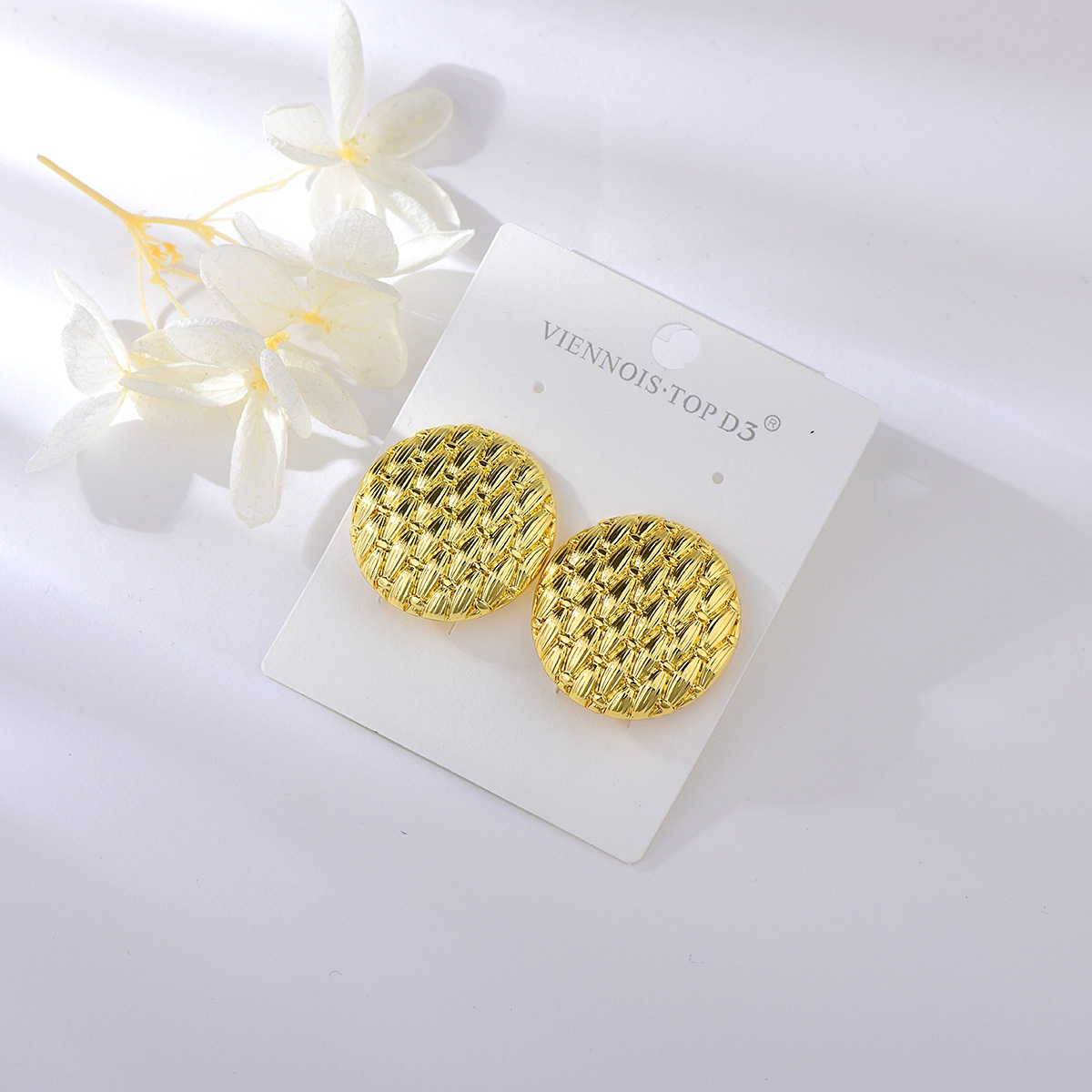 Unique Big Zinc Alloy Big Stud Earrings