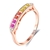 Picture of Rose Gold Plated Colorful Fashion Ring at Great Low Price