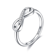 Picture of Small White Fashion Ring of Original Design