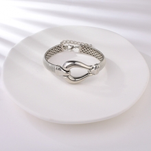 Show details for Wholesale Platinum Plated Dubai Fashion Bangle with No-Risk Return