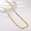 Show details for Unique Medium Gold Plated Long Chain Necklace