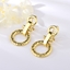 Show details for Staple Big Gold Plated Dangle Earrings