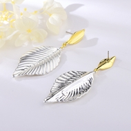 Picture of Zinc Alloy Big Dangle Earrings Factory Direct