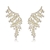 Picture of Funky Big White Dangle Earrings