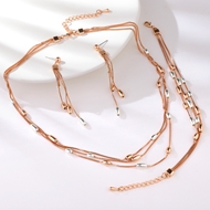 Show details for Unique Medium Zinc Alloy 3 Piece Jewelry Set