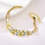 Show details for New Season Gold Plated Zinc Alloy Fashion Bracelet with SGS/ISO Certification