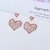 Picture of Inexpensive Copper or Brass Love & Heart Dangle Earrings from Reliable Manufacturer