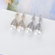 Picture of Inexpensive Platinum Plated Luxury Dangle Earrings from Reliable Manufacturer